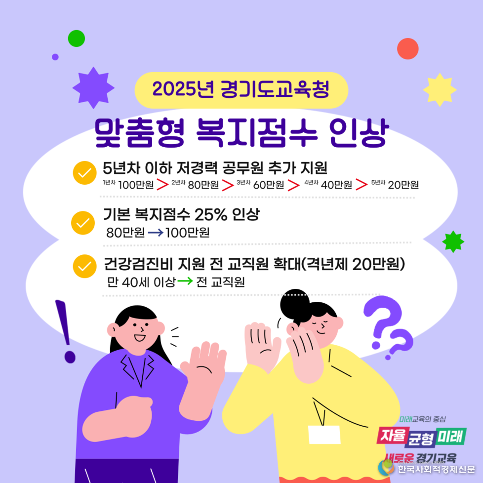 (사진)경기도교육청, 전국 최초 저경력 공무원 맞춤형복지 확대