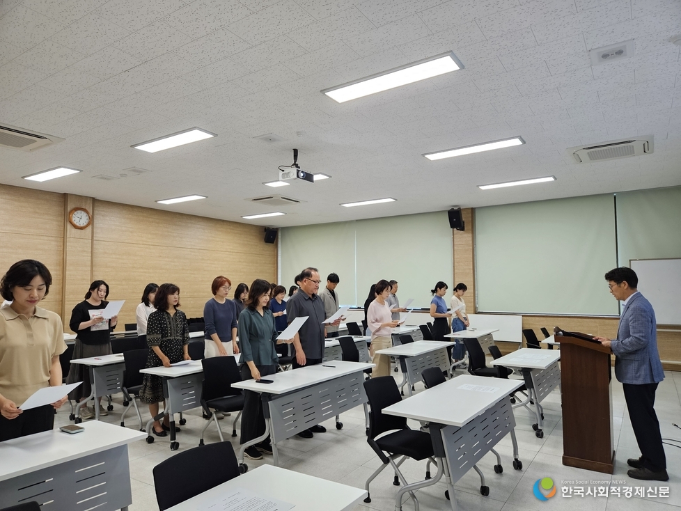 (사진)경기도과천도서관 윤리의식 다짐 선서 사진 
