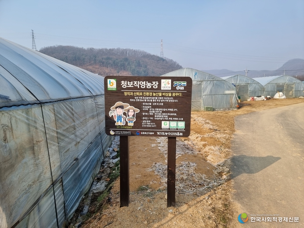(사진)사회적기업 청보직영농장 