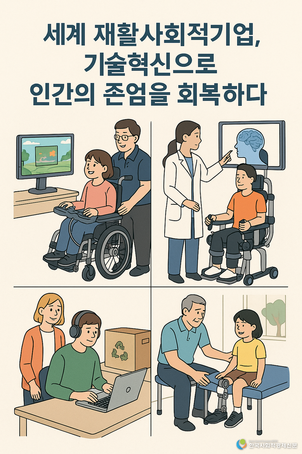 (사진 이미지) 기술과 마음이 만나는 재활현장