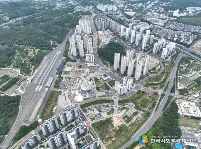 신진주 역세권 전경