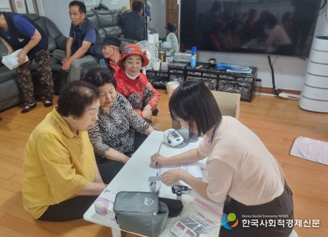 김해시 부원동 경로당 방문 보건복지서비스