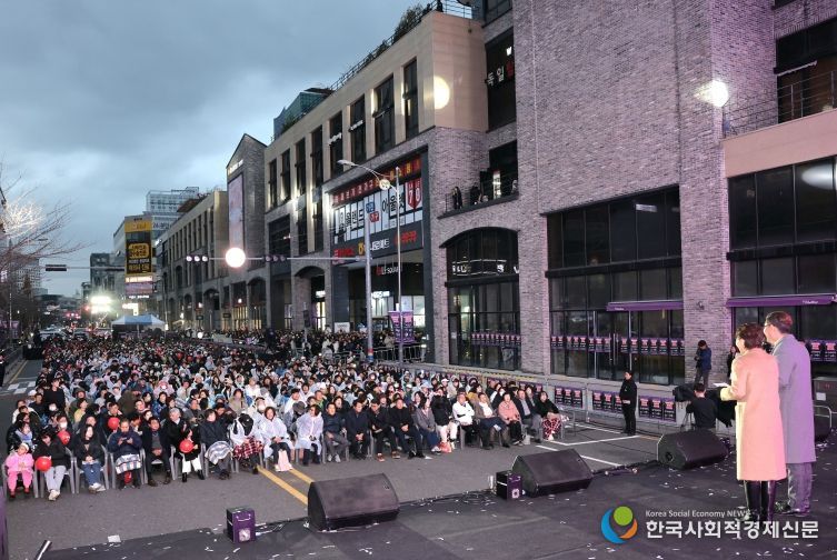 온골목온기페스티벌 사진(객석 및 상가)